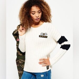 Superdry women's Varsity knitted sweater
Size M